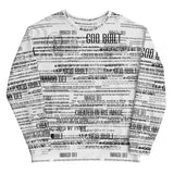 IN HIS IMAGE /WHT Unisex Sweatshirt