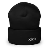 XXXIII Cuffed Beanie