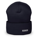 XXXIII Cuffed Beanie