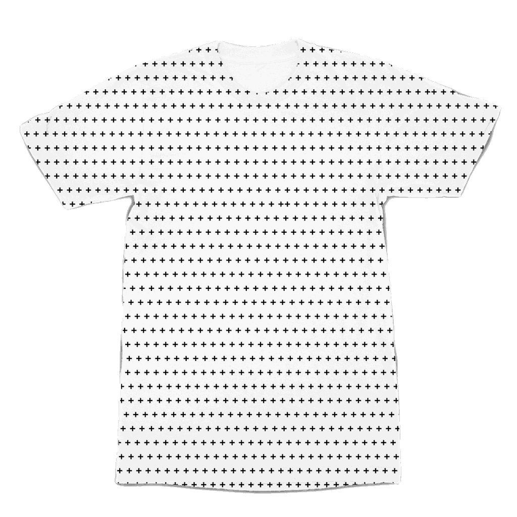 Crossprint T WHT - KingdomLifeClothingCo
