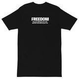 FREEDOM JN 8:32 premium heavyweight tee