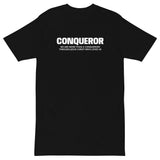 MORE THAN A CONQUEROR TSHIRT BLK