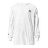 Y SIGNATURE Performance Hooded long-sleeve tee (wht)