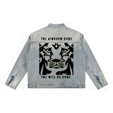 KL Vintage Wash Zip Denim Jacket