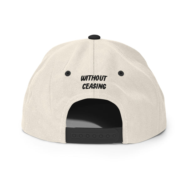 PRAY WITHOUT CEASING Snapback Hat