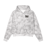 P.O.Y '26 Washed Zip-Up Fleece Hoodie