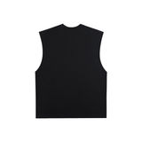 P.O.Y Raw Edge Cotton Tank Top