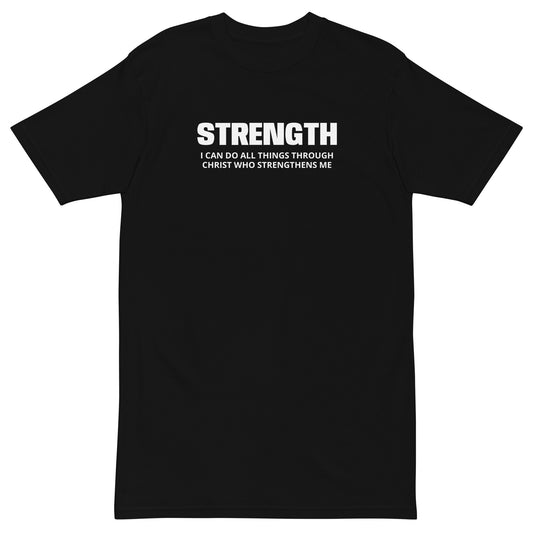 STRENGTH PHIL 4: 13 heavyweight tee