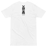 GREATNESS WHT/BLK premium heavyweight tee