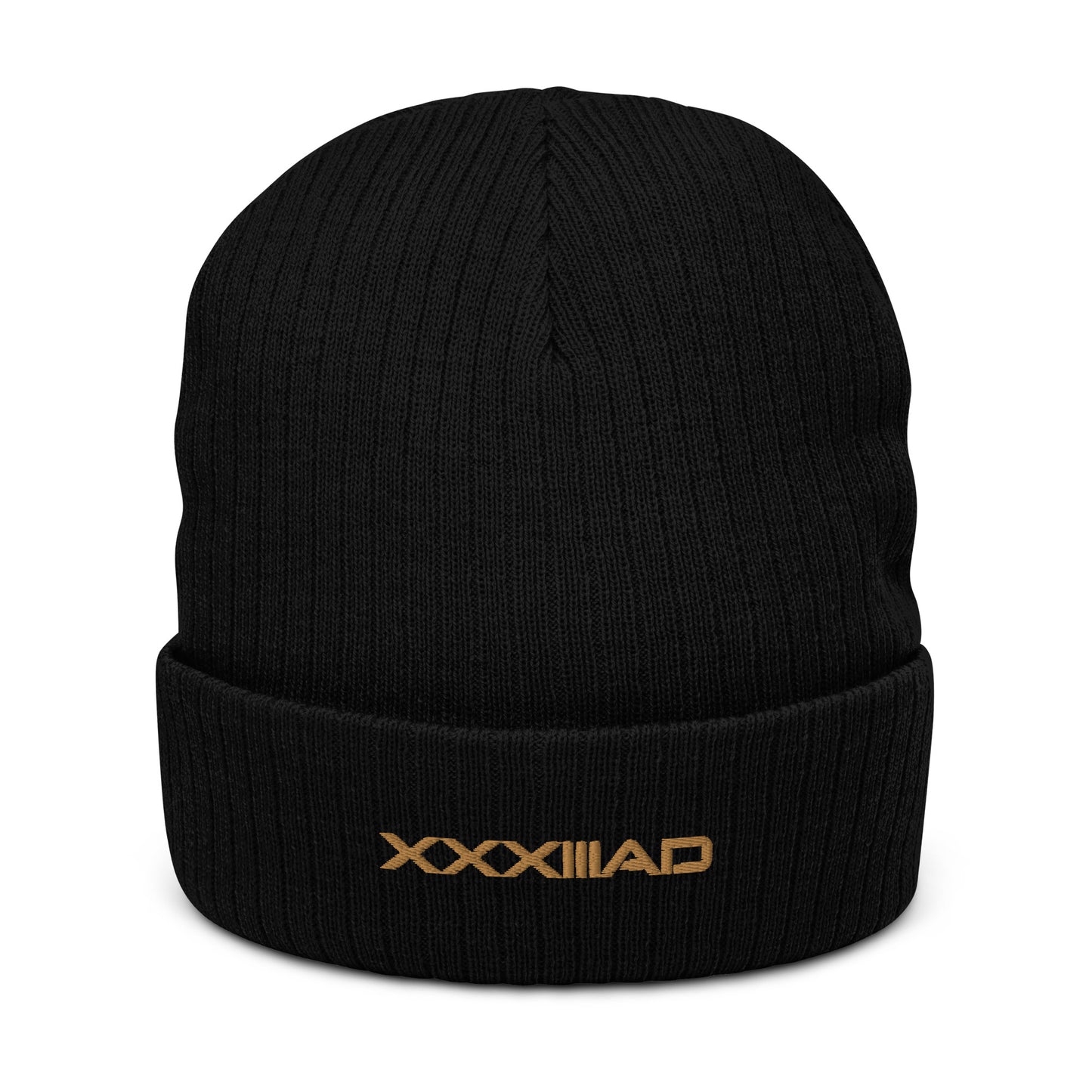 XXXIIIAD Ribbed knit beanie