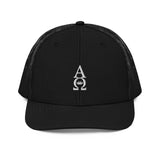 ALPHA OMEGA Trucker Cap