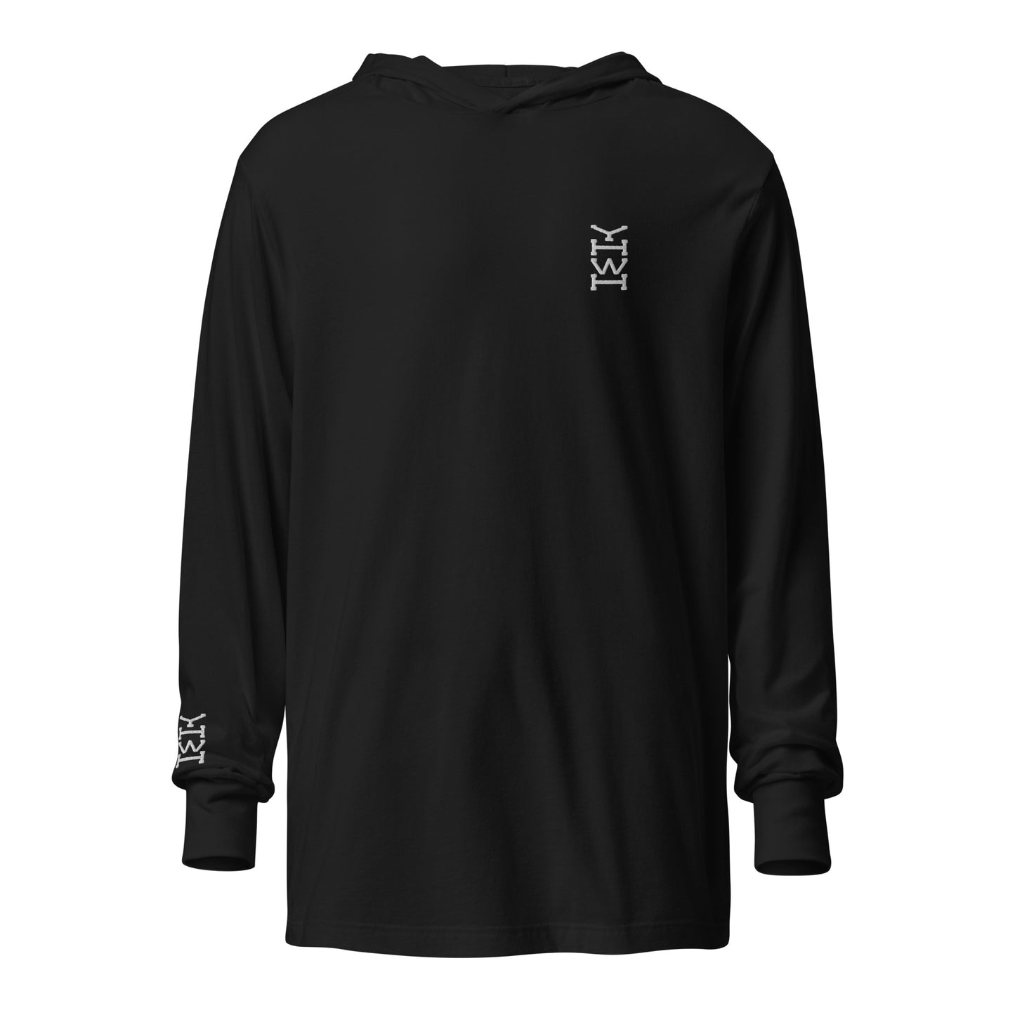 Y SIGNATURE Performance Hooded long-sleeve tee (wht)