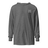 Y SIGNATURE Hooded long-sleeve tee (GRY)