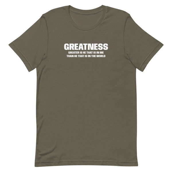 GREATNESS Unisex t-shirt