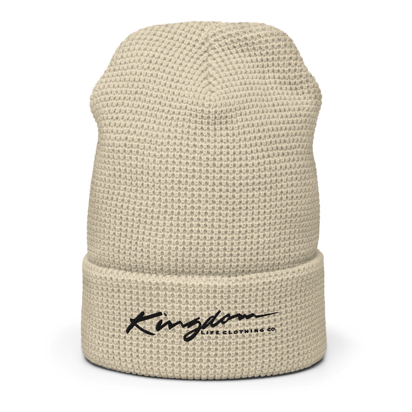 KL CRM/BLK Waffle beanie