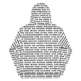 TEN COMMANDMENTS HOODIE WHT