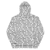 TEN COMMANDMENTS HOODIE WHT