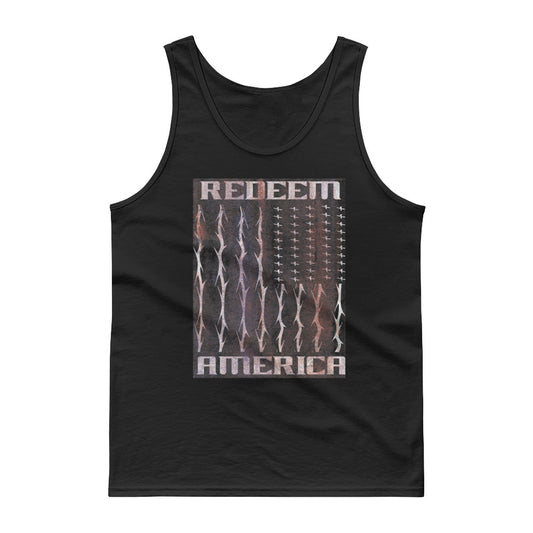 REDEEM US BLK Tank - KingdomLifeClothingCo