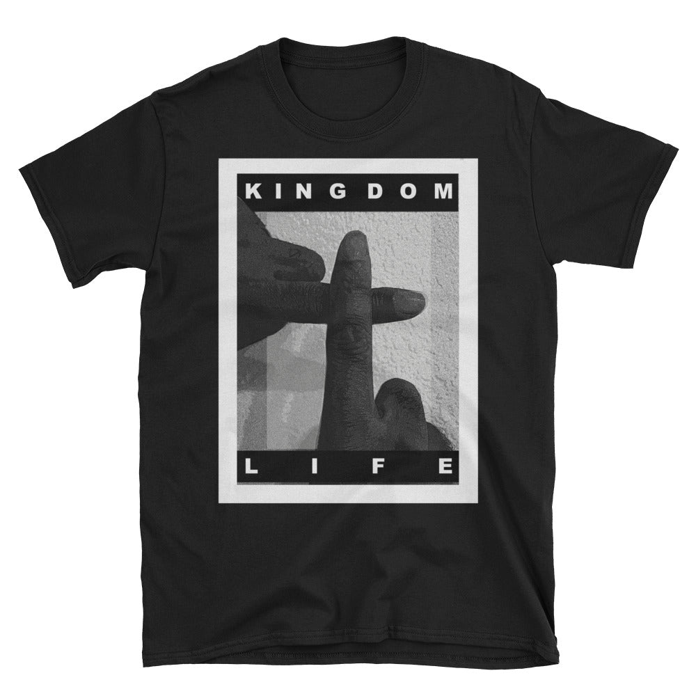 CROSS FINGERS BLK - KingdomLifeClothingCo