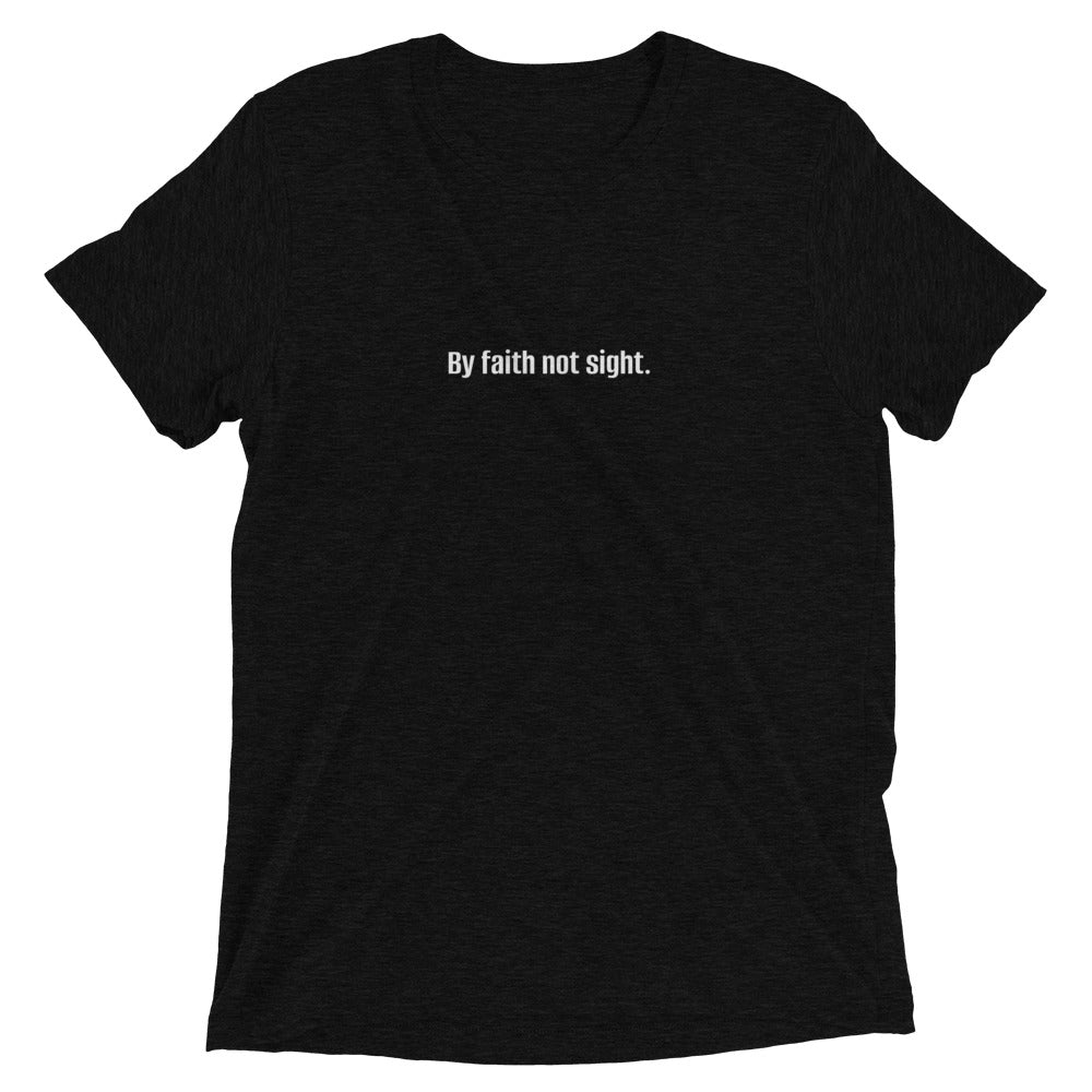 BY FAITH NOT SIGHT TSHIRT BLK